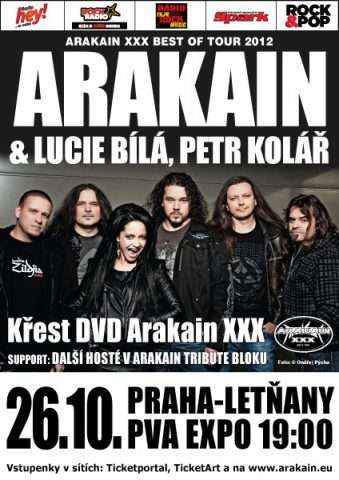 Arakain XXX Best of Tour s Lucií Bílou pokračuje. V říjnu vystoupí v Praze