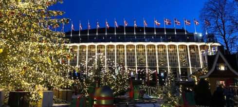 Kodaň Vánoce v Tivoli