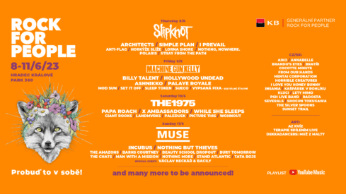 Festival přivítá hvězdy v čele se Slipknot