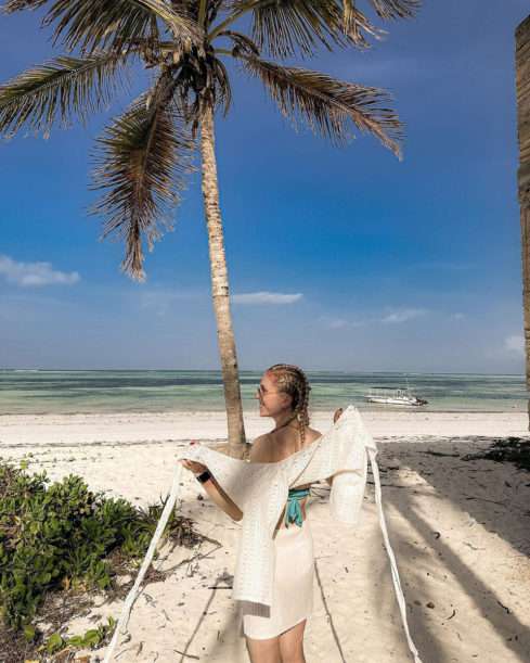 Mariana Prachařová si užívá na Zanzibaru