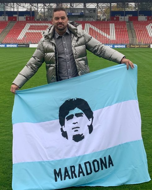 Petr Švancara je fanouškem Argentiny a Diega Maradony