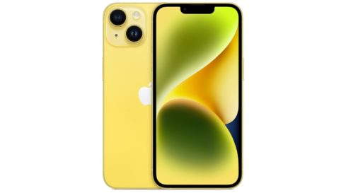 iPhone 14 a 14 Plus od Apple ve žluté barvě