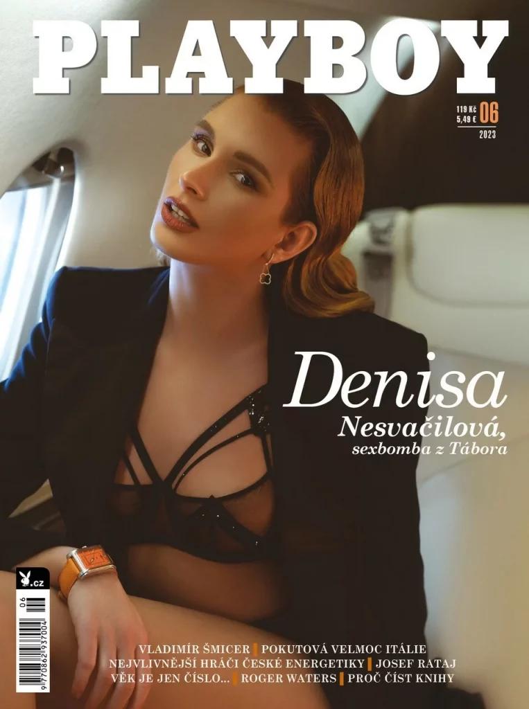 Denisa Nesvačilová na titulce Playboy