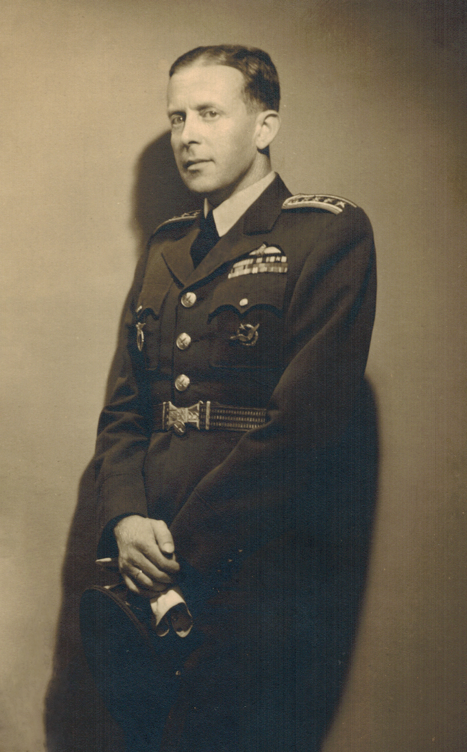 Československý letec Josef Duda