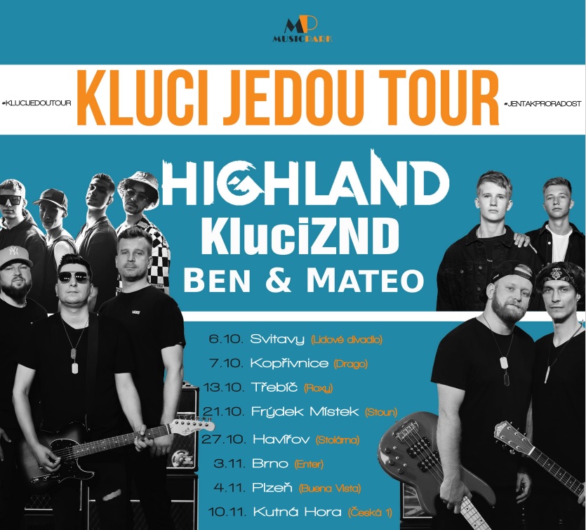 Higland vyrazí na Kluci jedou Tour