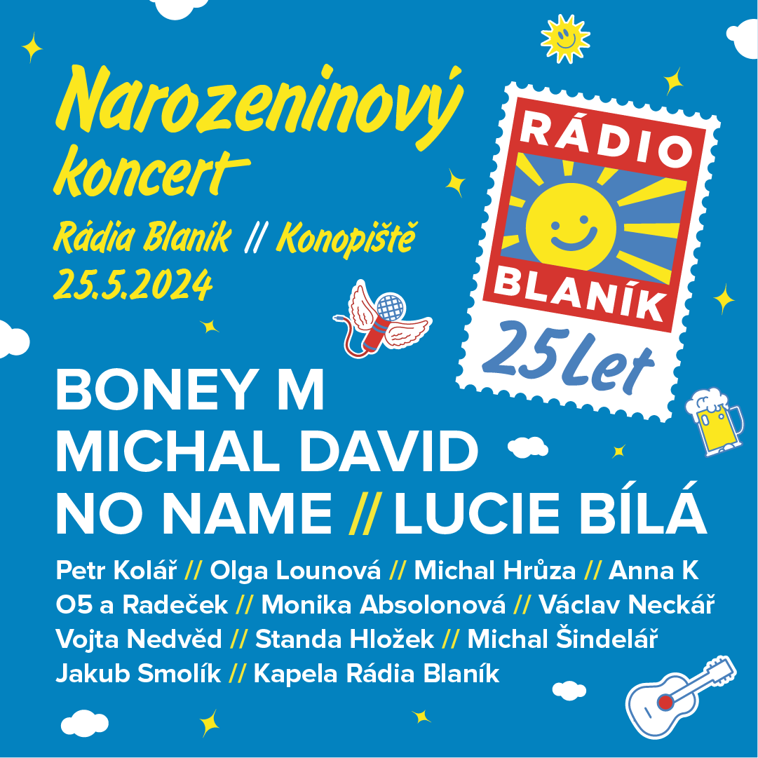 Koncert Rádia Blaník 2024 a program